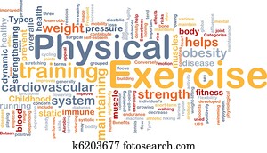 Physical exercise background concept Physical exercise background concept