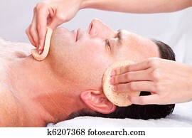 איש, עיסוי פרצופי