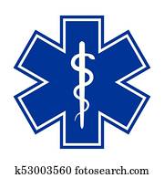 ה, ככב, של, חיים, (with, ה, צוות, של, asclepius)