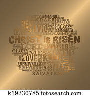 ישו הנוצרי, is, עלה