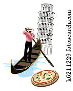 סמלים, של, איטליה