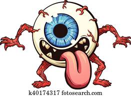 Eyeball monster Eyeball monster