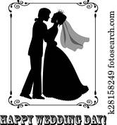 Happy wedding day! Happy wedding day!
