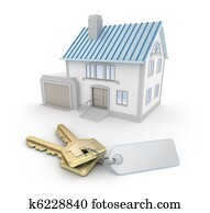 House and the keys