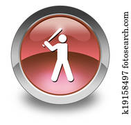 icon,, button,, פיכטוגראם, בייסבול