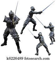 Knight Swordsman Knight Swordsman