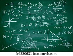 mathe, formeln, auf, schule, tafel, bildung