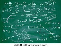 mathe, formeln, auf, schule, tafel, bildung