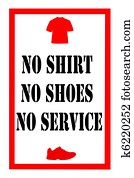 no shirt no shoes sign no shirt no shoes sign