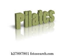 pilates 3d word pilates 3d word