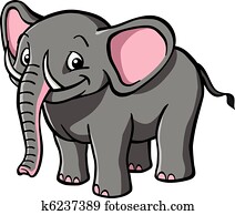 Cute cartoon elephant