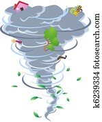 dass, zeichen, von, tornado dass, zeichen, von, tornado