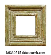 Distressed Square Picture Frame