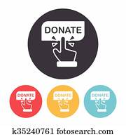 Donation icon Donation icon