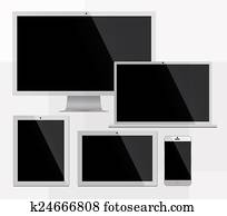 Electorinc devices white Electorinc devices white