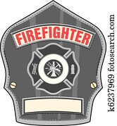 Firefighter Helmet Badge Firefighter Helmet Badge