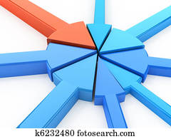 kreisdiagramm, begriff, freigestellt, weiß