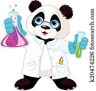 panda, cientista