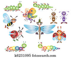 Set insects Set insects