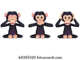 Three wise monkey Three wise monkey
