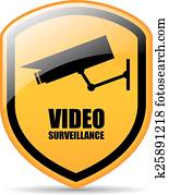 Video surveillance sign Video surveillance sign