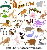 בעל חיים, אלפבית