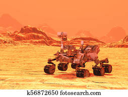 3D Rendering Mars Rover
