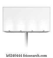 Blank advertising billboard Blank advertising billboard