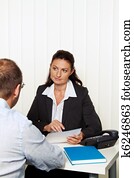 Businesswoman reading a letter Businesswoman reading a letter