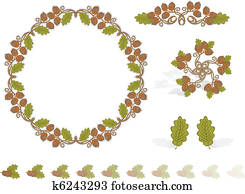 żołędzie Obrazy Clipart 9 890 żołędzie Możliwość Wyszukiwania