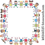 mezclado étnico, niños