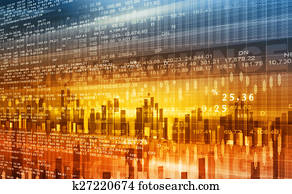 Stock market chart Stock market chart