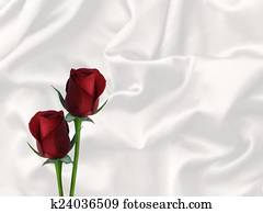 two red roses white satin valentine two red roses white satin valentine