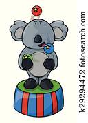 קואלה, קרקס, לוליין