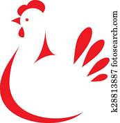 Chicken logo Chicken logo
