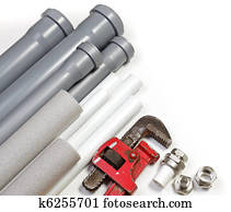 encanamento, materiais