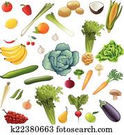 Fruits and Vegetables Set