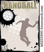 Handball abstract background Handball abstract background