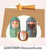 Nativity Clip Art | nativity | Fotosearch