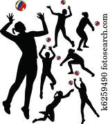 volleyball players volleyball players