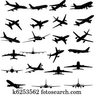 מטוסים, צללית