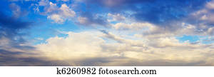 panoramic view of cloud sky