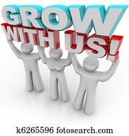 גדל, עם, אותנו, -, הצטרף, a, קבץ, ל, גידול אישי