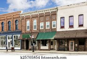 כפר קטן, רחוב עיקרי