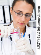 chemical scientist doing research