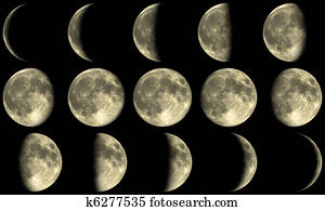 Full Moon Phases - yellow Full Moon Phases - yellow