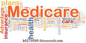 medicare, achtergrond, concept