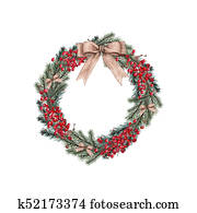 Christmas Wreaths Photos | Our Top 1000+ Christmas Wreaths Images Page 2 | Fotosearch