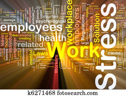 Work stress background concept glowing Work stress background concept glowing