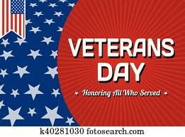 וטרנים יום, חגיגה, כרטיס